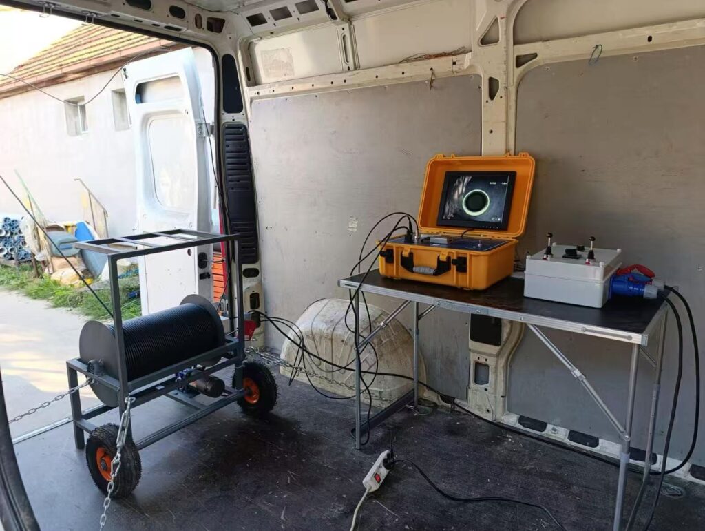 500m borehole camera complete set for underground borehole inspection