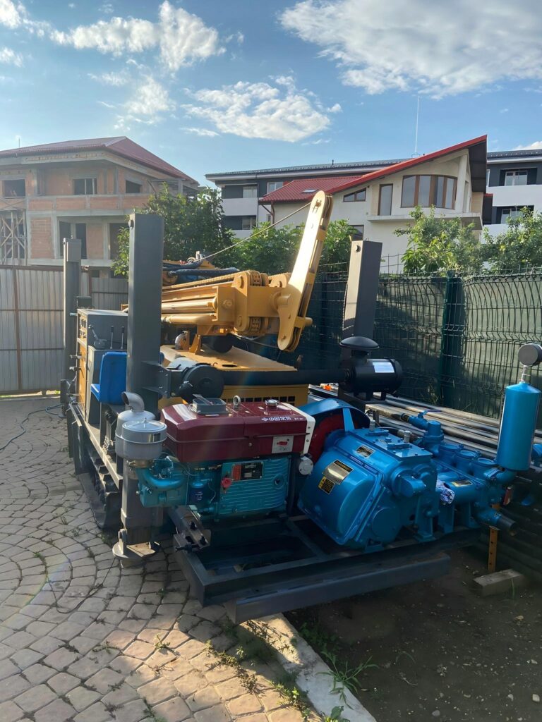 HY200  water well drilling rig in worksite