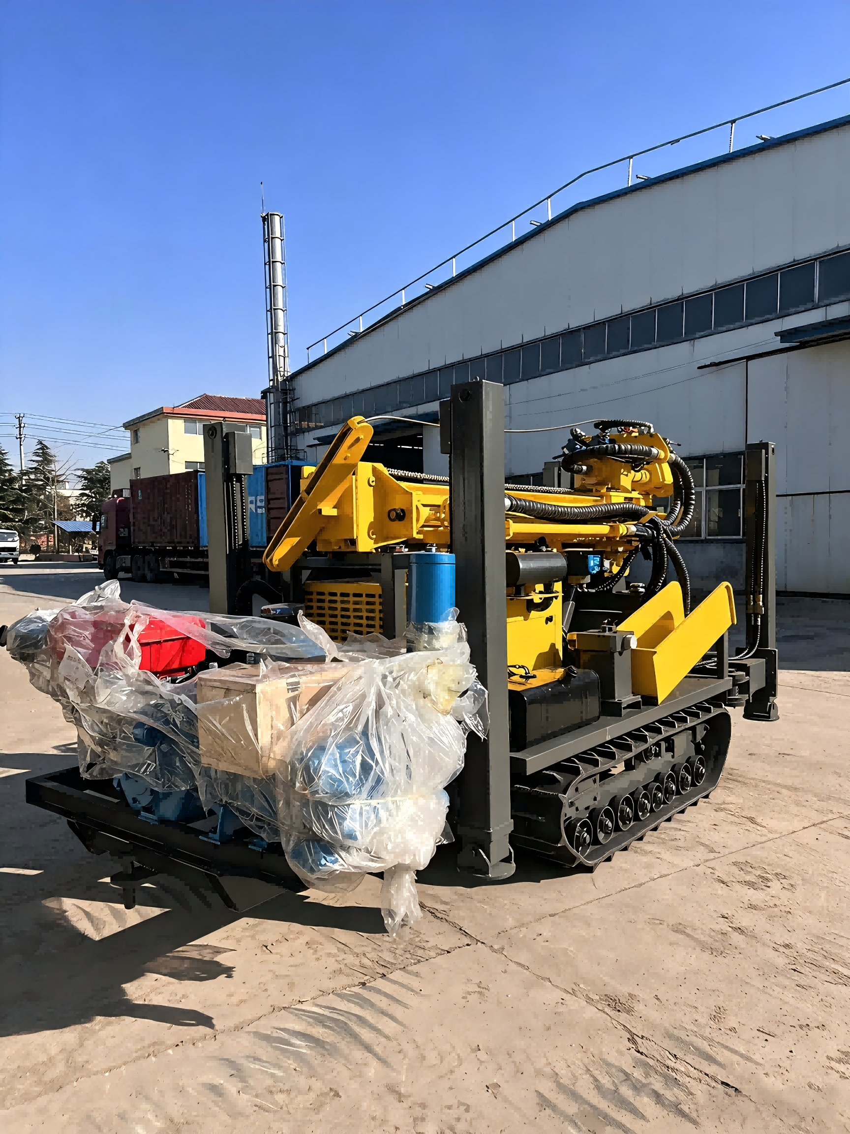 HY260 crawler water well drilling rig