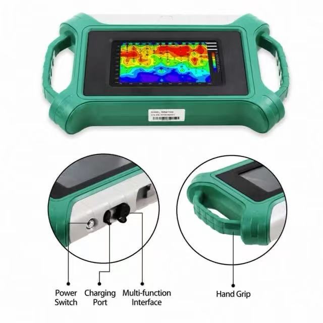 groundwater locating device with color display screen and interface introduction
