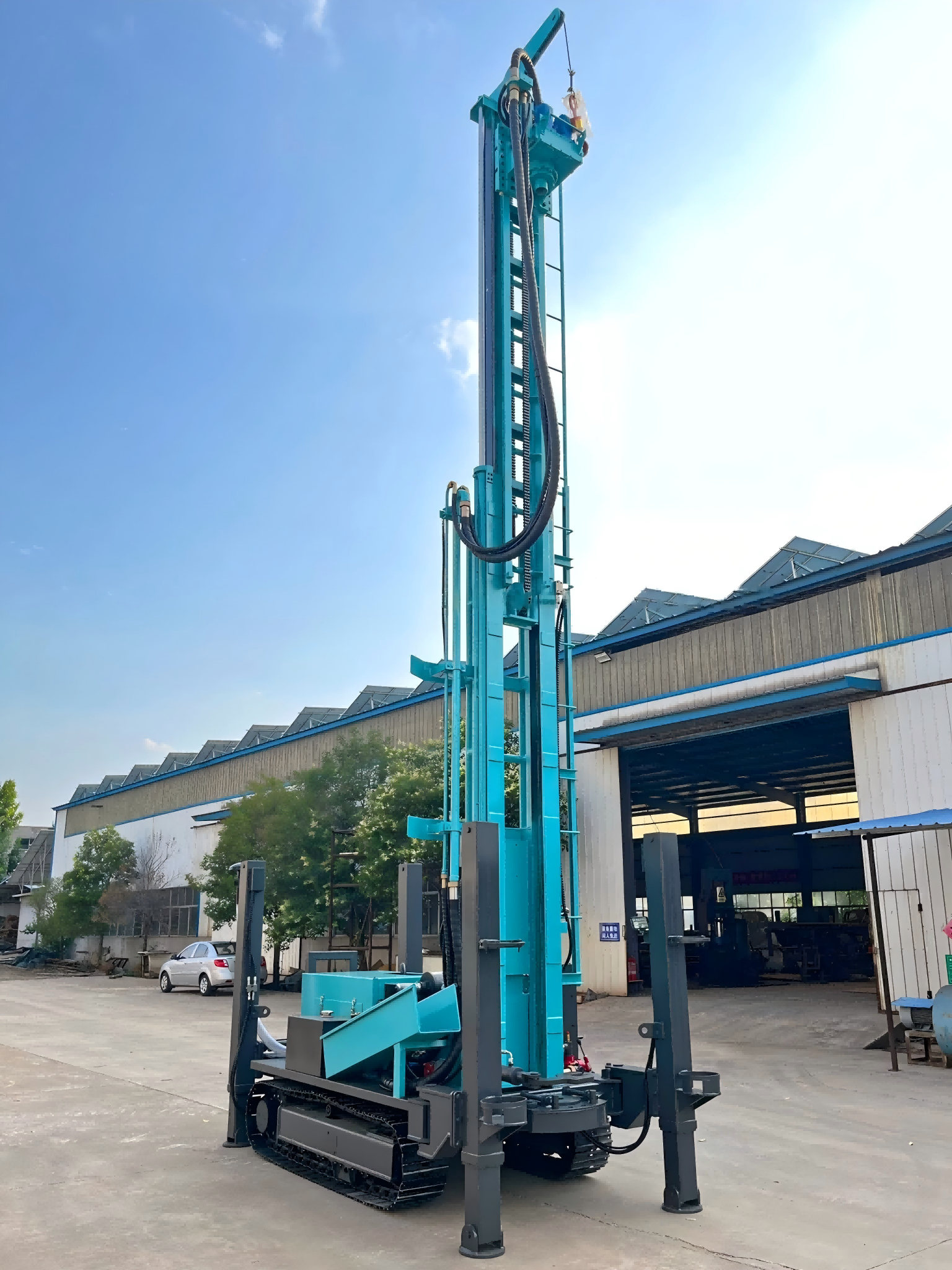 High efficiency HY450 water well drilling rig for geothermal and geological exploration