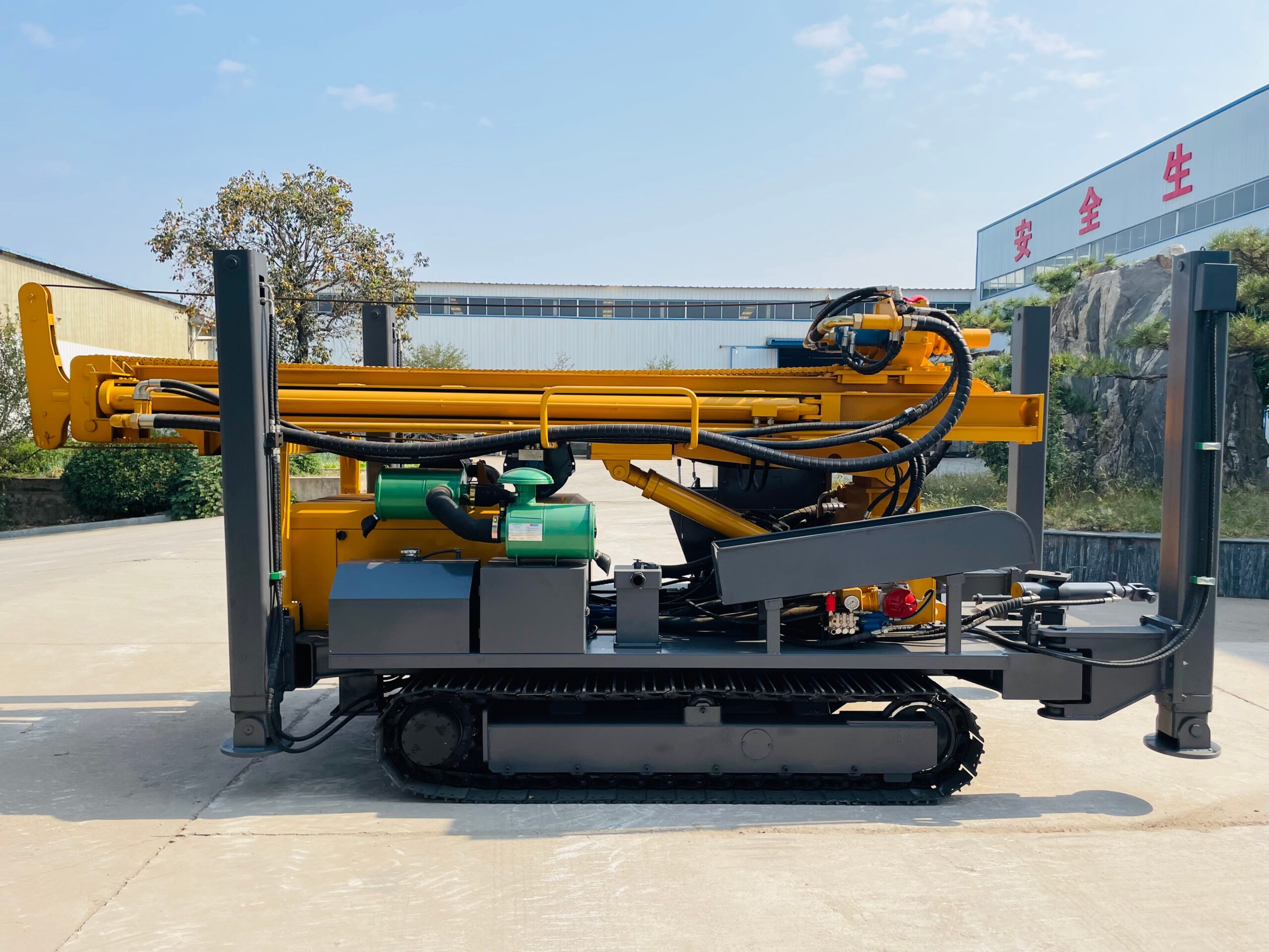 HY500 multifunctional DTH water well drilling rig