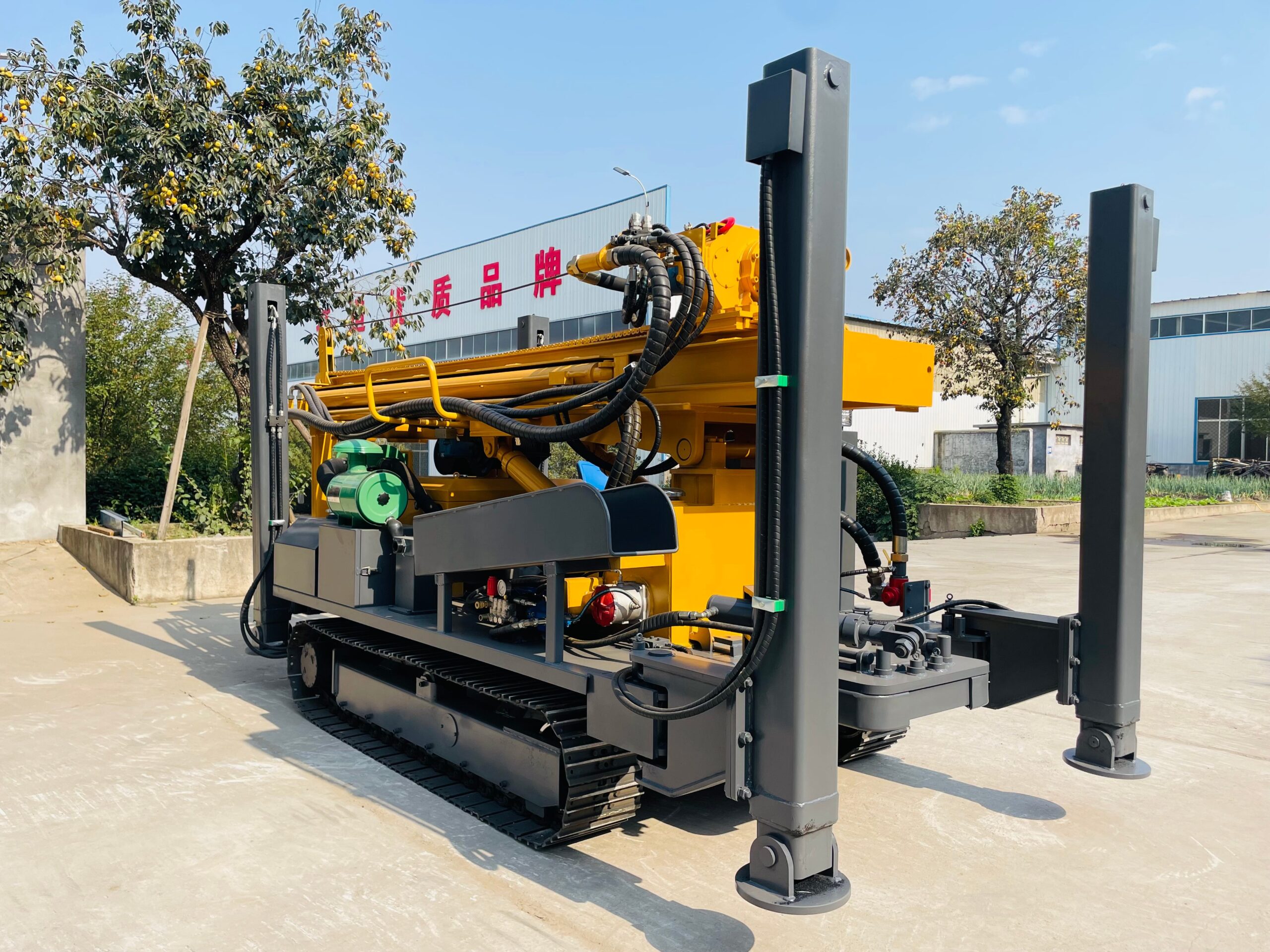 HY500 hydraulic pneumatic water well drilling rig