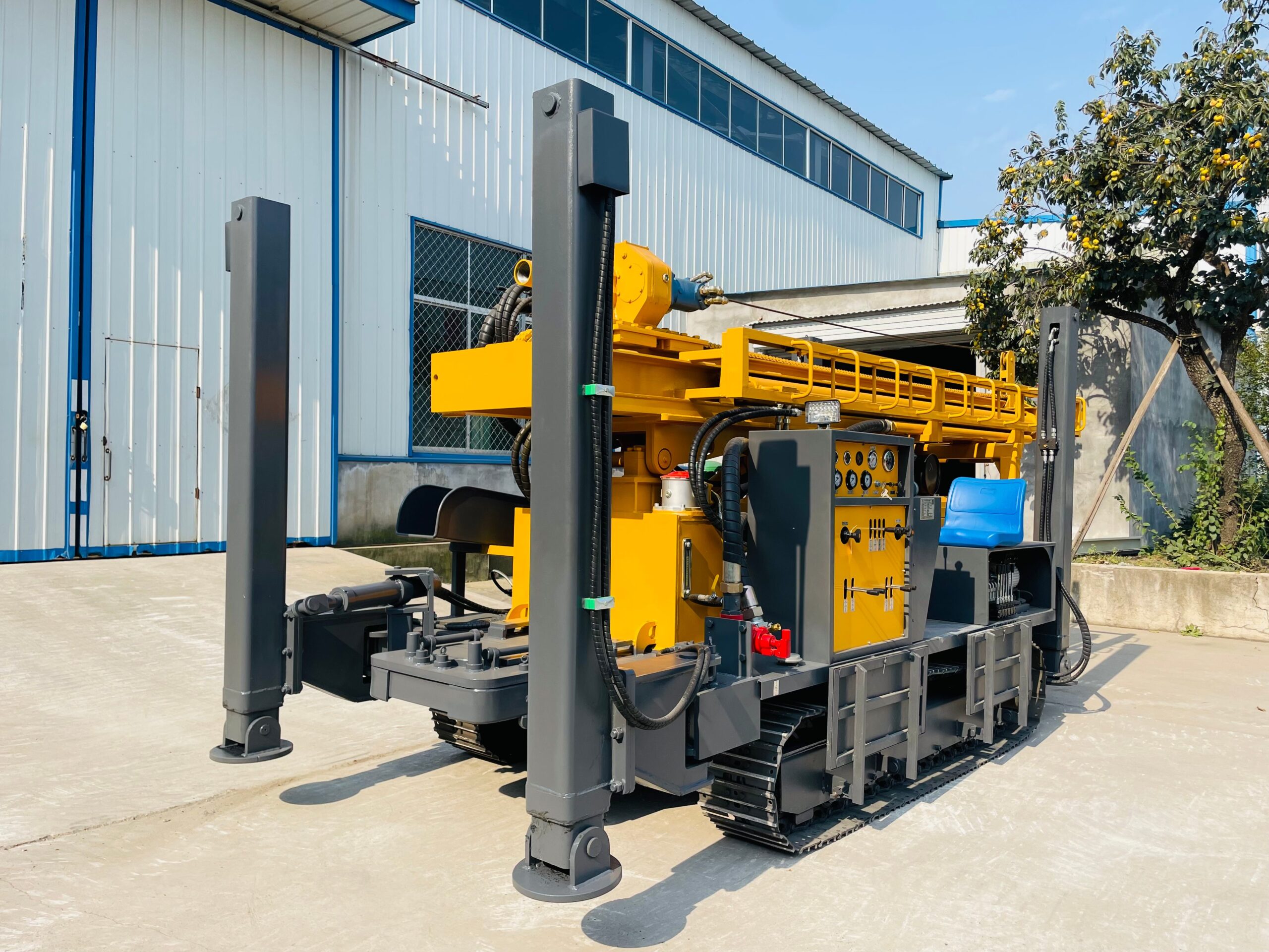 HY500 drilling rig vertical mast tower structure