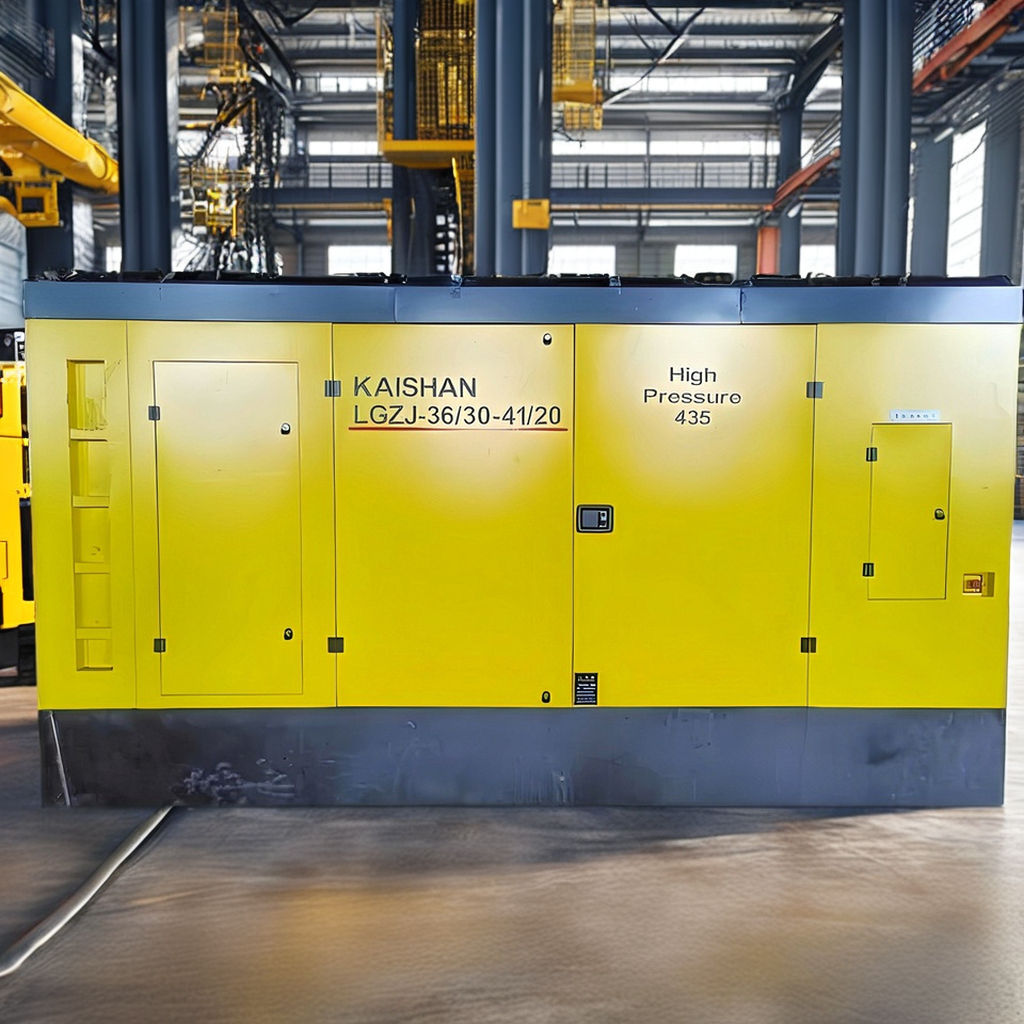 Kaishan LGZJ-36/30-41/20K diesel screw air compressor, Level II energy efficient two-stage compression industrial air compressor for deep well drilling, mining and construction